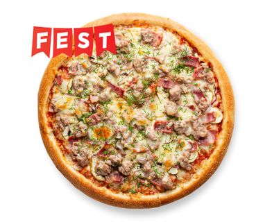 Фирменная пицца «Сочный кусочек» – кулинарный рецепт